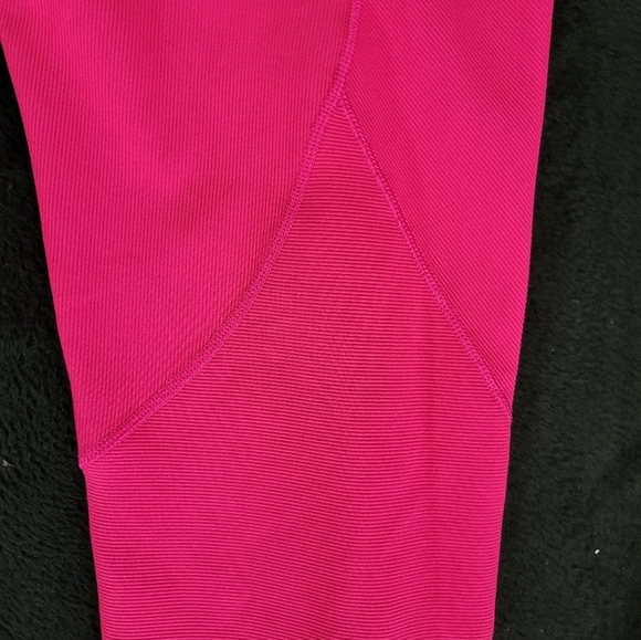 Calia Womens Hot Pink Textured Leggings Size L - Picture 4 of 5